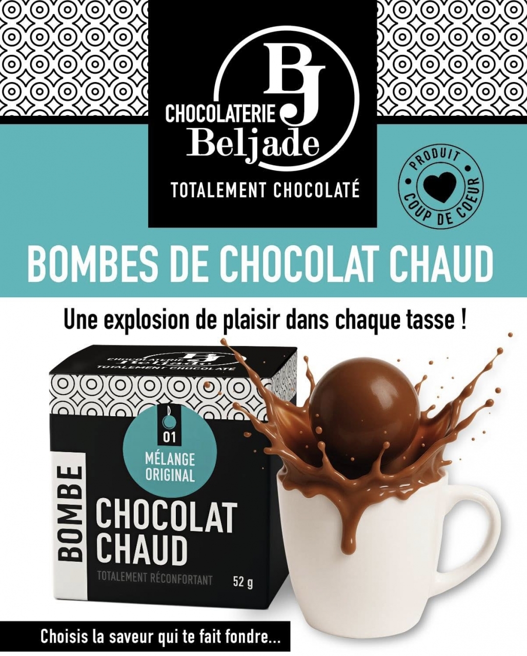 Bombes de chocolat chaud
