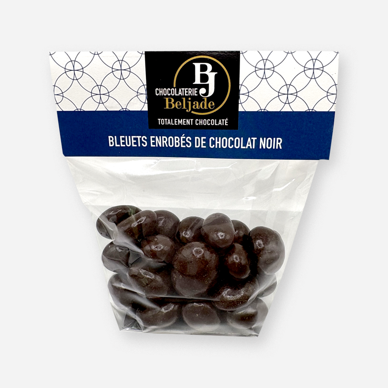 Bleuets enrobés de chocolat