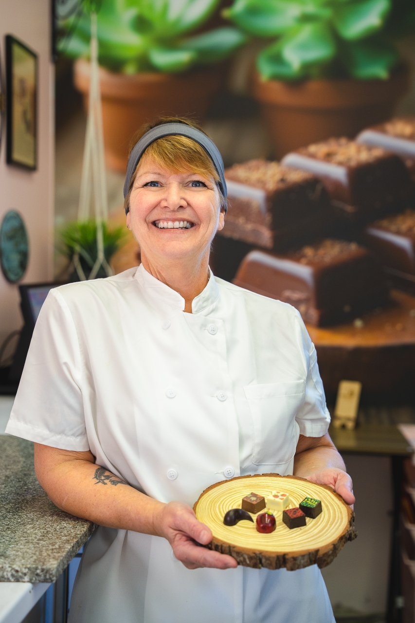 Boîte de 6 chocolats fins alcoolisés