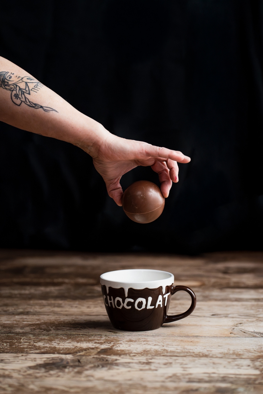 Bombes de chocolat chaud